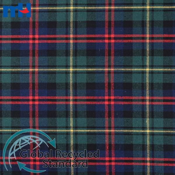 Tecido de flanela reciclado 21S*21S 160gsm