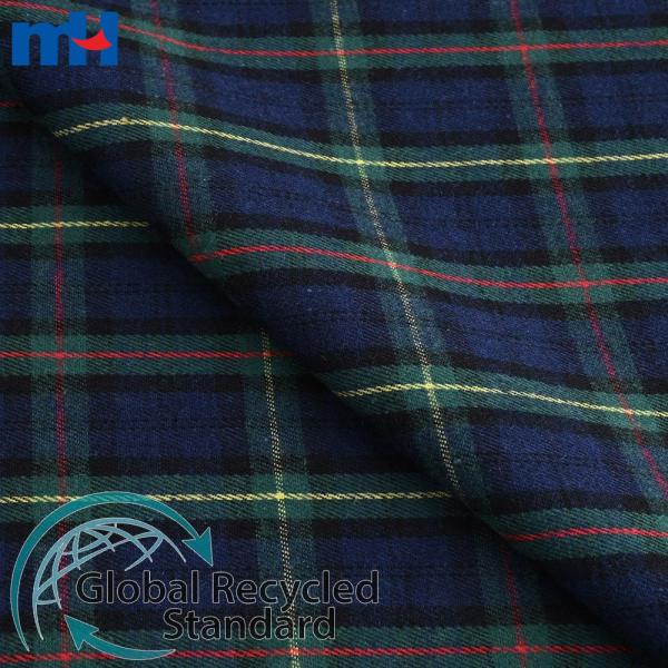 Tecido de flanela reciclado 21S*21S 160gsm