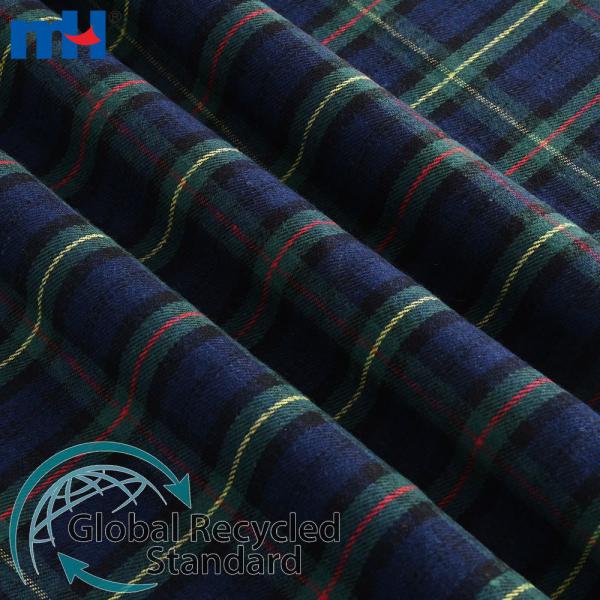 Tecido de flanela reciclado 21S*21S 160gsm