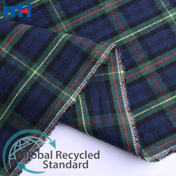 Tecido de flanela reciclado 21S*21S 160gsm