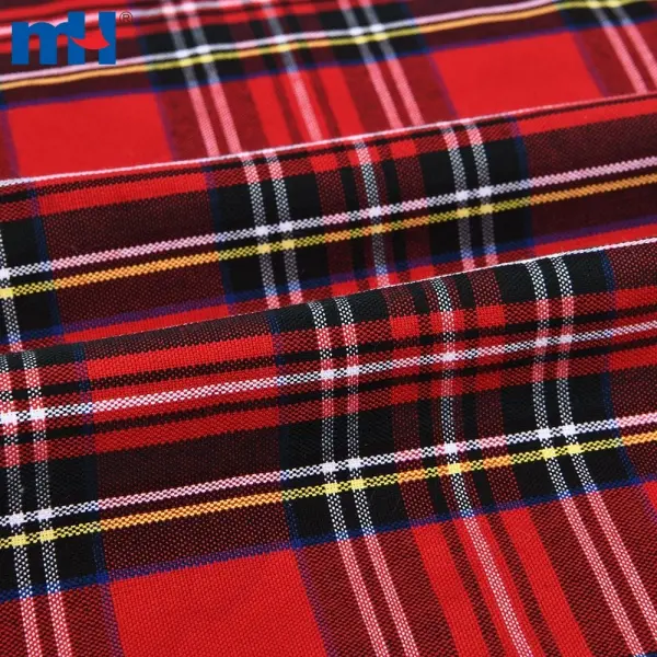 Plaid check fabric