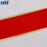 Cinta navideña, cinta navideña, cinta navideña de terciopelo rojo