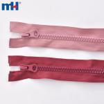 Plastic/resin zipper in different colours