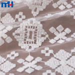 Gesticktes Netzgewebe aus recyceltem Polyester