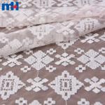 Gesticktes Netzgewebe aus recyceltem Polyester