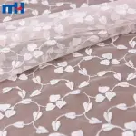 Gesticktes Netzgewebe aus recyceltem Polyester