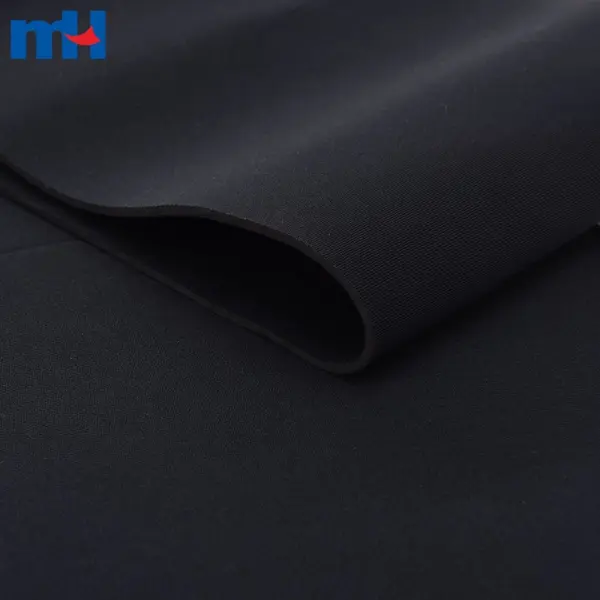 Siyah W140cm SBR çift taraflı neopren kumaş