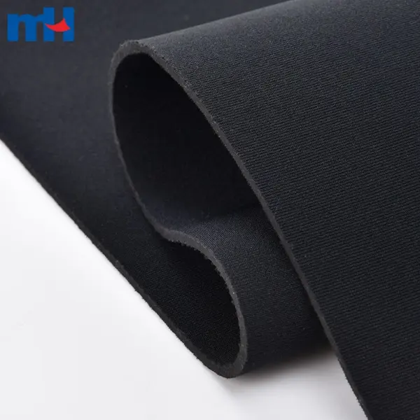 Siyah W140cm SBR çift taraflı neopren kumaş