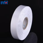 Tek taraflı saten polyester boş etiket şeritleri