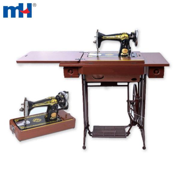 Dumaloq diskli va stolli uy tikuv mashinasi
