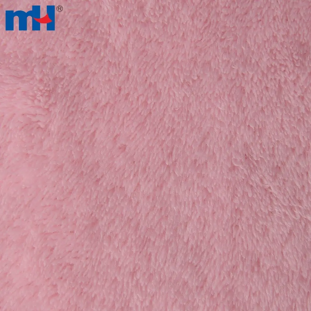 Durable soft 100% polyester velvet fabric