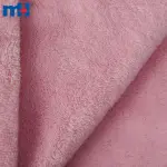 Durable soft 100% polyester velvet fabric