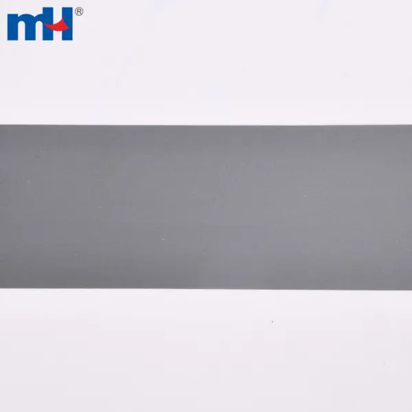 Bande réfléchissante en tissu argenté brillant T/C