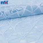 Geometrycznie haftowana organza