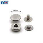 12.5mm W shape iron spring button for clothing