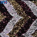 Tessuto africano con paillettes