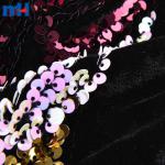 Tessuto africano con paillettes