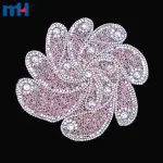 نمط خاص من الدانتيل بنمط أحجار الراين المثبتة بالحرارة