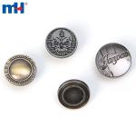 Metal buttons for jeans