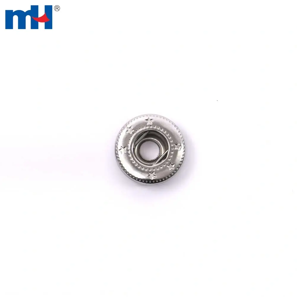 Cierre de botón de tapa con tornillos a presión