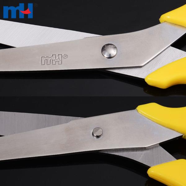 Tesoura de papelaria de aço inoxidável de 8-1/2" com cabo de polipropileno