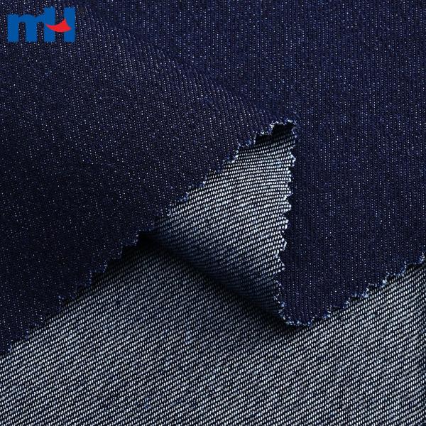 Tessuto denim realizzato in cotone, poliestere, viscosa ed elastan