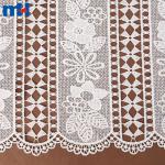 Striped lace material