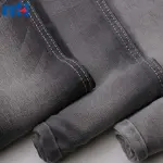 Tessuto denim in cotone, poliestere e spandex, 160 cm, 7,8 once