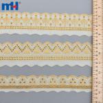 TC dantel qirrasi oltin ip bilan tikilgan