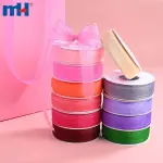 Nastro velato in organza con bordi in nylon spesso 3/4" (19 mm).