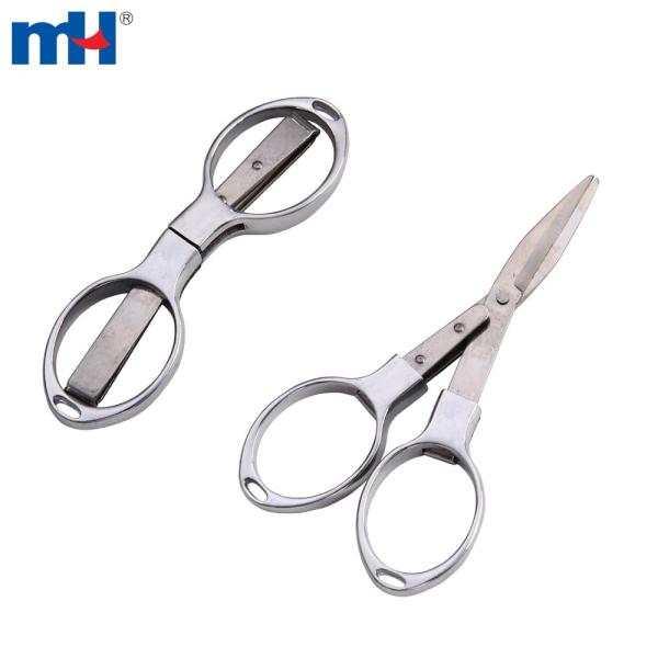 Foldable travel scissors