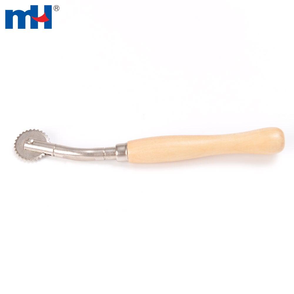 Tracing wheel with wooden handle