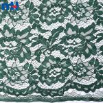 100% polyester tricot lace fabric