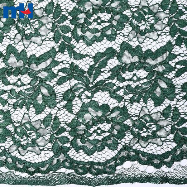 100% polyester tricot lace fabric