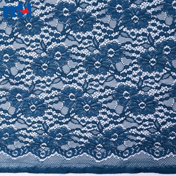 100% polyester tricot lace fabric