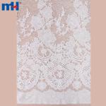 Polyester, cotton and tricot lace fabric