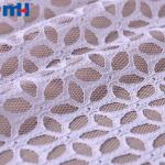 100% polyester tricot lace fabric