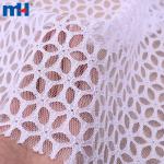 100% polyester tricot lace fabric