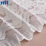 Tessuto di pizzo in nylon, poliestere e spandex con motivo floreale