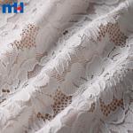 Tessuto di pizzo in nylon, poliestere e spandex con motivo floreale