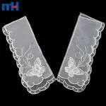 Embroidery organza lace collar