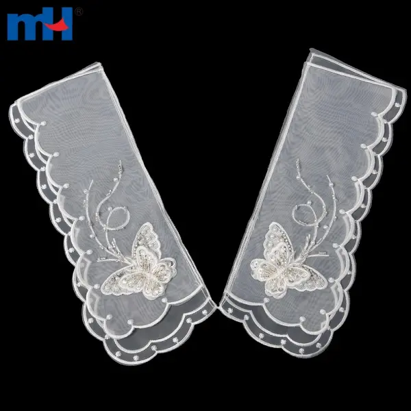Embroidery organza lace collar
