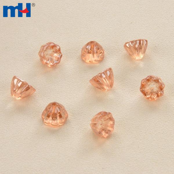 Cuentas de vidrio 6*4 mm