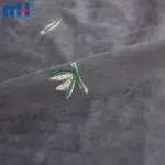 Nakışlı kadife kumaş