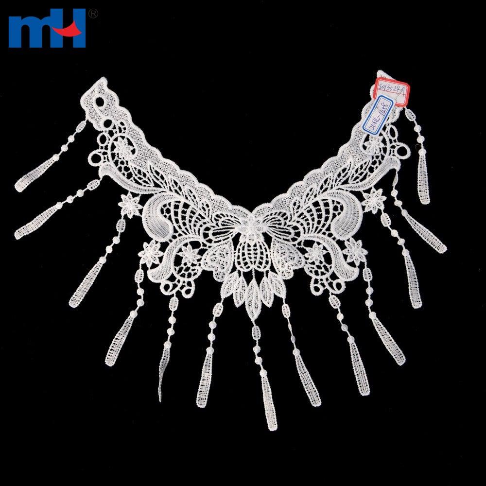 Chemical lace collar