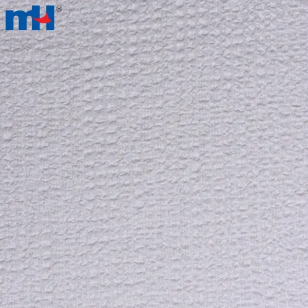 Blasengestrickter Tweed-Kreppstoff, 98 % Polyester, 2 % Elasthan