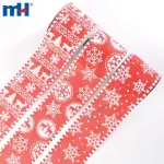 Kablolu çuval bezi Noel şeritleri