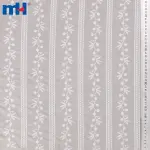Chiffon fabric embroidered with lace