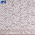 Tessuto in pizzo elasticizzato - elegante motivo floreale