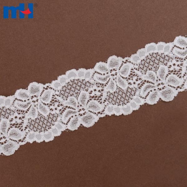 Vente en gros dentelle tricotée en nylon